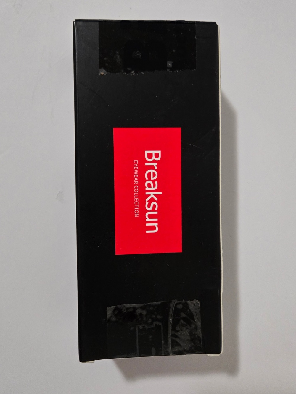 Breaksun Oversized Shield Sunglasses Black Silver Mirror Lens New Sealed - Picture 3 of 8